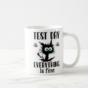 Caneca De Café Encantado Encantado Gato Negro Professora Aluno Te