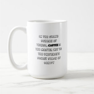 Caneca De Café Encantador Humor de Filosofia do Café