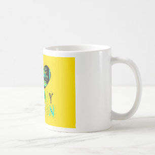 Caneca De Café Encantador Ouro adorável Hope Hillary para USA Co