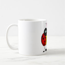 Caneca De Café Encantadora Ladybug Cerâmica Mug
