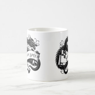 Caneca De Café "Encantando Dragão-Tetrado Mug para Amantes da Fan