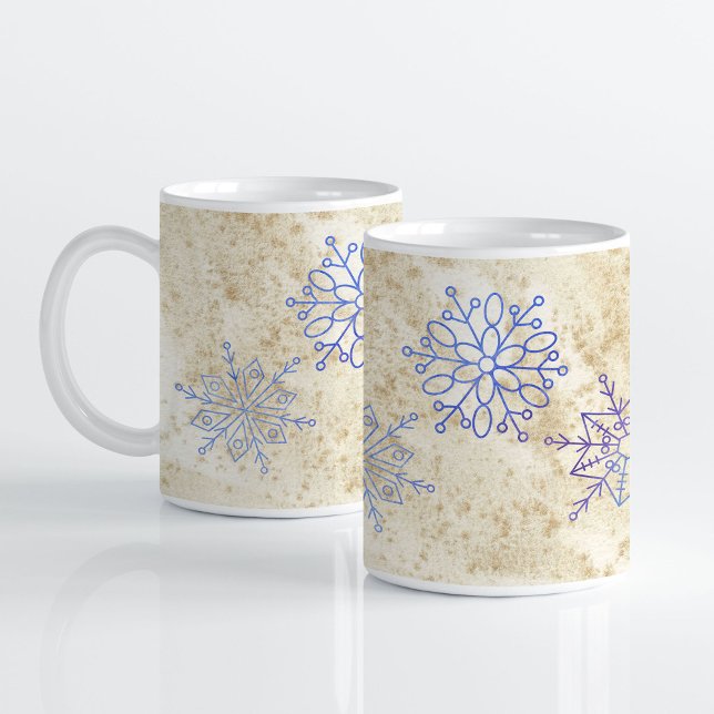 Caneca De Café Encantando Snowflake Coffee Mug (Criador carregado)