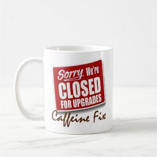 Caneca De Café Encerrado Encerrado para Upgrades de Café da Taça