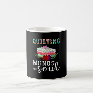 Caneca De Café Encerrando Mends Soul Quilter Gift Amantes De Qu