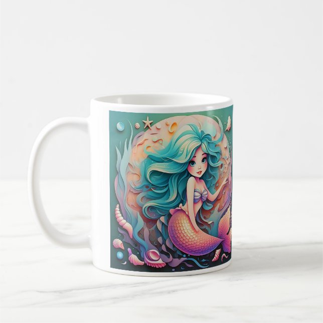 CANECA DE CAFÉ " ENCHANTRESMO SUBÁGUA " (Esquerda)