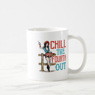 Caneca De Café Enche O Quarto Indepen Patriótico De 4 De Julho