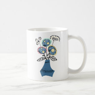 Caneca De Café Enchimento, flores em vaso