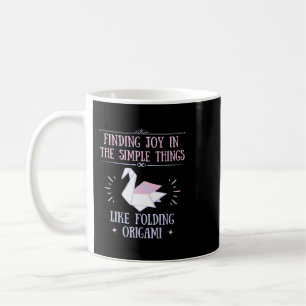 Caneca De Café Encontrar Alegria Nas Coisas Simples Como Origami