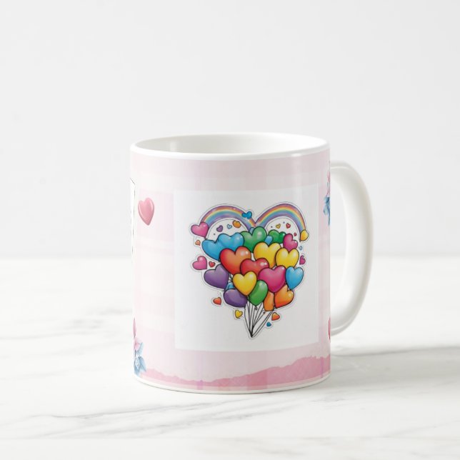 Caneca De Café Encontrar beleza em cada dia (Frente Esquerda)