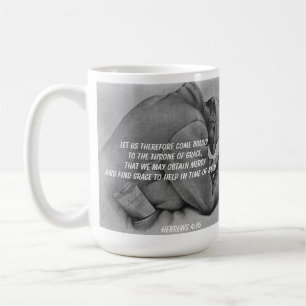 Caneca De Café Encontre a graça para ajudar na hora da necessidad