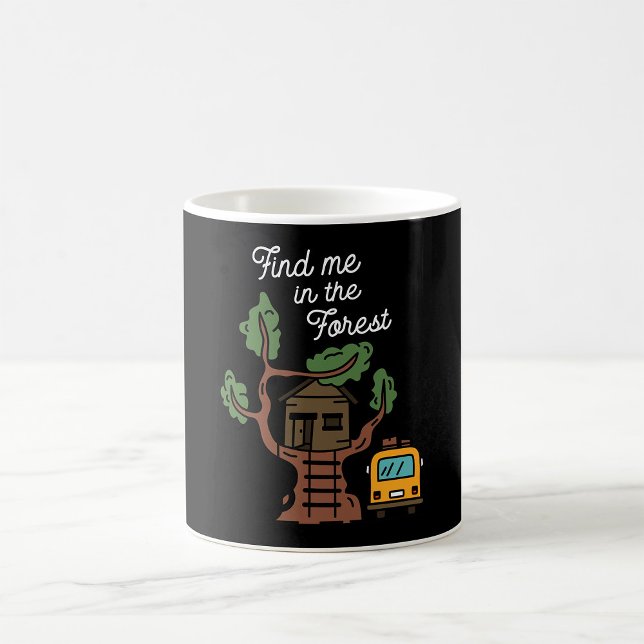 Caneca De Café Encontre-Me Na Floresta (Criador carregado)