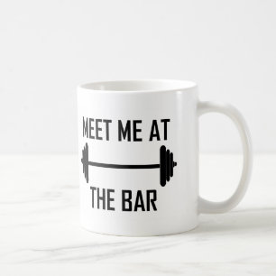 Caneca De Café Encontre-me nas citações engraçadas do bar
