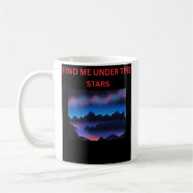Caneca de Café Encontre-Me Sob as Estrelas