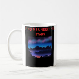 Caneca de Café Encontre-Me Sob as Estrelas