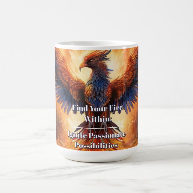 Caneca De Café "Encontre Seu Fogo Interior"  (Centro)