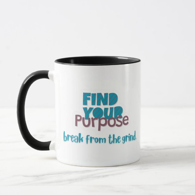 Caneca de Café Encontre Seu Propósito (Esquerda)
