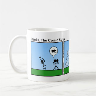 Caneca De Café Encontrei Alienígena Engraçado Stickman Mug - 001