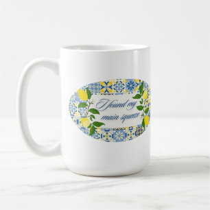 Caneca De Café Encontrei meu grande amor Casamento Lemon Coasta