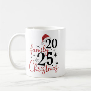 Caneca De Café Encontro da Equipe de Natal da Família 2025 Combin