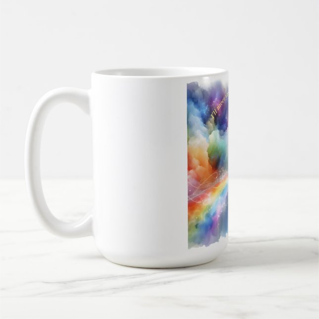 Caneca De Café Encontro-te na Ponte Rainbow (Esquerda)