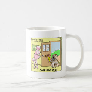 Caneca De Café Encontros às Cegas Caninos Camisetas e Presentes d
