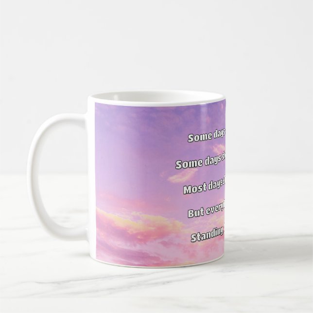 Caneca De Café Encorajamento de Cotação Positiva da Força Empath (Esquerda)