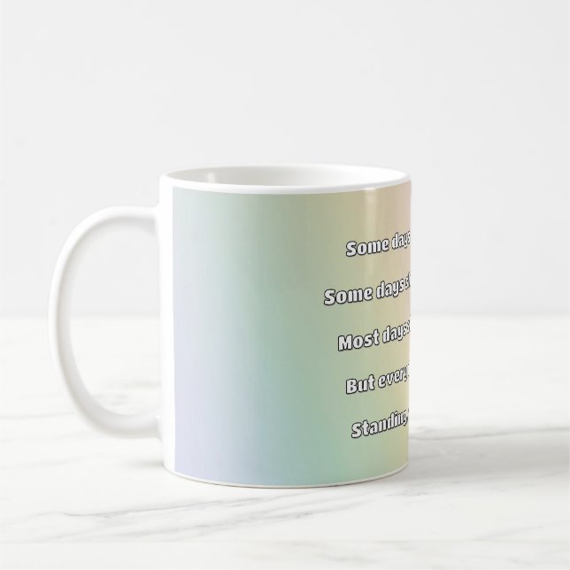 Caneca De Café Encorajamento de Cotação Positiva da Força Empath (Esquerda)