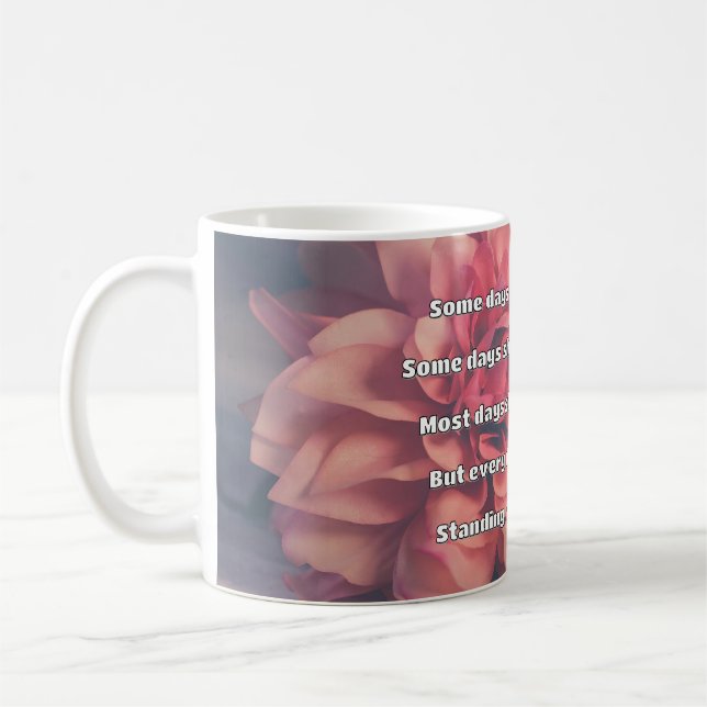 Caneca De Café Encorajamento de Cotação Positiva da Força Empath (Esquerda)