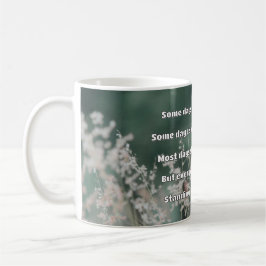 Caneca De Café Encorajamento de Cotação Positiva da Força Empath