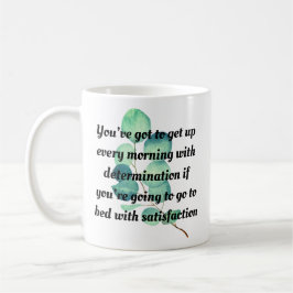 Caneca De Café Encorajar Cotação Motivacional