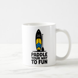 Caneca De Café Encoste seu caminho para divertir o Design SUP
