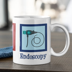 Caneca De Café Endoscopia do Peace Love