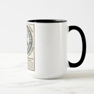 Caneca de café enegrecendo do anúncio de Nubian 