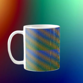 Caneca De Café Energia alinhada | Abstrato Lines Classic Mug