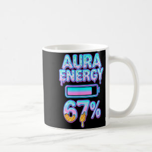 Caneca De Café Energia Aura 67 Meme Sorvete Gotejamento 6 7 Seis 