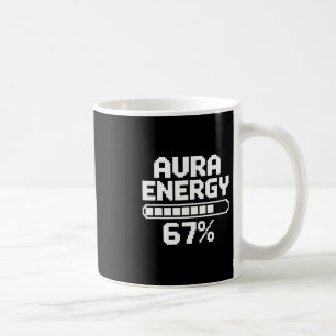 Caneca De Café Energia Aura Em 67 Meme Divertido Seis Sete Geraçã