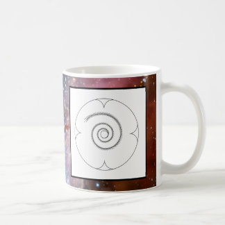 Caneca De Café Energia Cósmica da Vida Eletromagnética