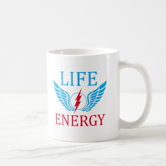 Caneca De Café Energia da vida (Direita)
