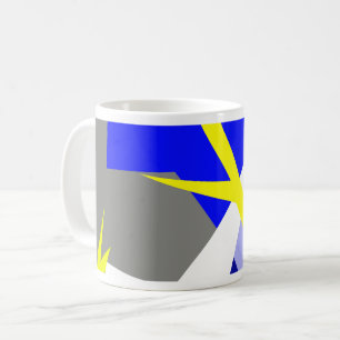 Caneca De Café Energia de abstrato Art