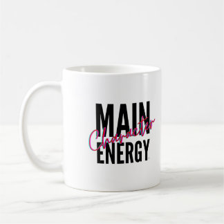 Caneca De Café Energia de Caráter Principal