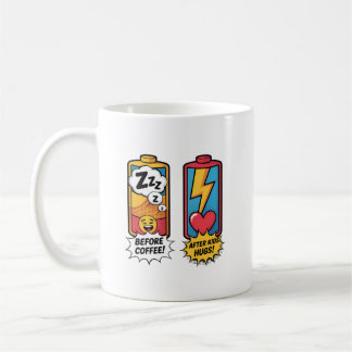 Caneca De Café Energia Divertida de Parentalidade – Antes do Café