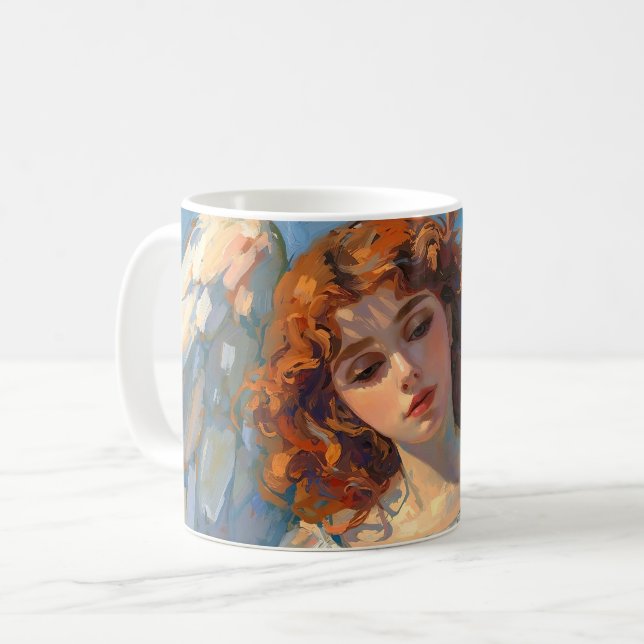 Caneca De Café Energia do Anjo (Frente Esquerda)