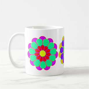 Caneca De Café Energia Funny Flower Bloom I II III