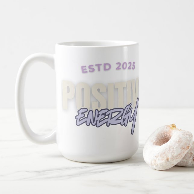 Caneca De Café Energia positiva (Com Donut)
