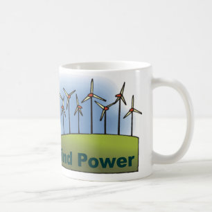 Caneca De Café Energias eólicas