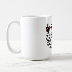 Caneca De Café Energizado pela Mamãe