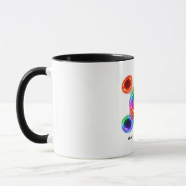 Caneca de Café Energy Ring – Desenho de Círculo de