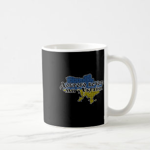 Caneca De Café Enfeite de Bandeira da Ucrânia Boa Noite Somos da