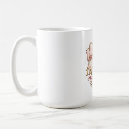 Caneca De Café Enfeite de Mahjong Rosa Fofo e Sedutor para Mulher