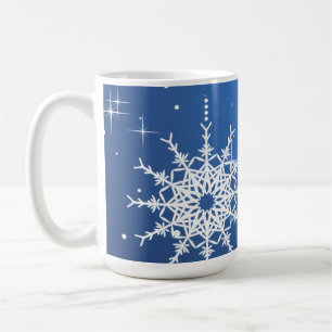 Caneca De Café Enfeites De Alegria De Natal Floco De Neve Adicion